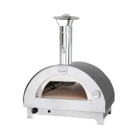 Forno Per Pizze Portatile A Gas E Legna 60x40 Cm Clementino Ibrido Clementi
