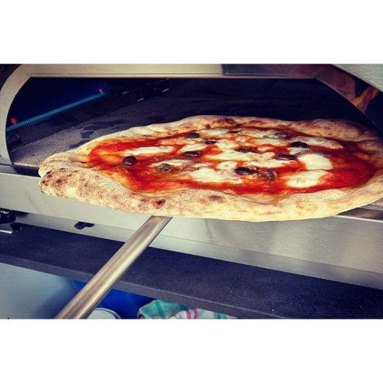 Forno Per Pizze Portatile A Gas E Legna 60x40 Cm Clementino Ibrido Clementi