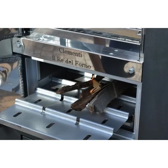 Forno A Legna A Cottura Indiretta Da Esterno 45x80 Smart Clementi