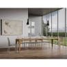 Tavolo consolle allungabile 90x42/302 Isotta effetto legno quercia
