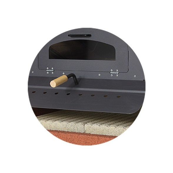 Barbecue E Forno A Legna Da Esterno In Muratura 194x64x229 Portofino Sarom