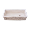 Acquaio Da Esterno Lavabo Vasca 80 Cm Effetto Pietra Rosato LA010
