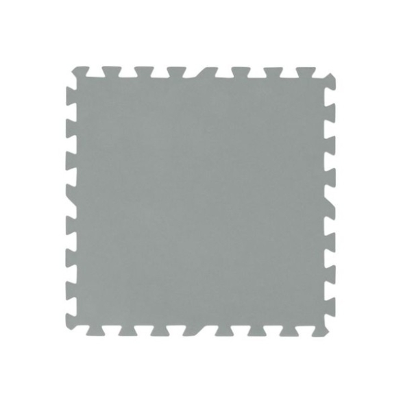 Tappeto Piscina Fuori Terra Grigio 50x50 Cm 9 Pezzi - 2,25 mq Bestway