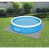 Tappeto Piscina Fuori Terra Grigio 50x50 Cm 9 Pezzi - 2,25 mq Bestway