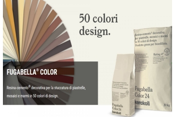 L'innovativa linea Fugabella Color della Kerakoll la trovi su Lovebrico.com